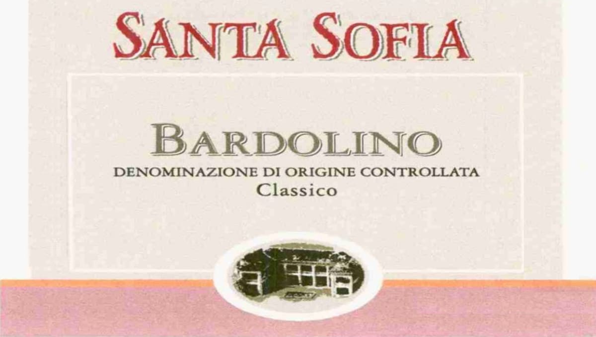 Santa Sofia Bardolino Classico 2007 Front Label