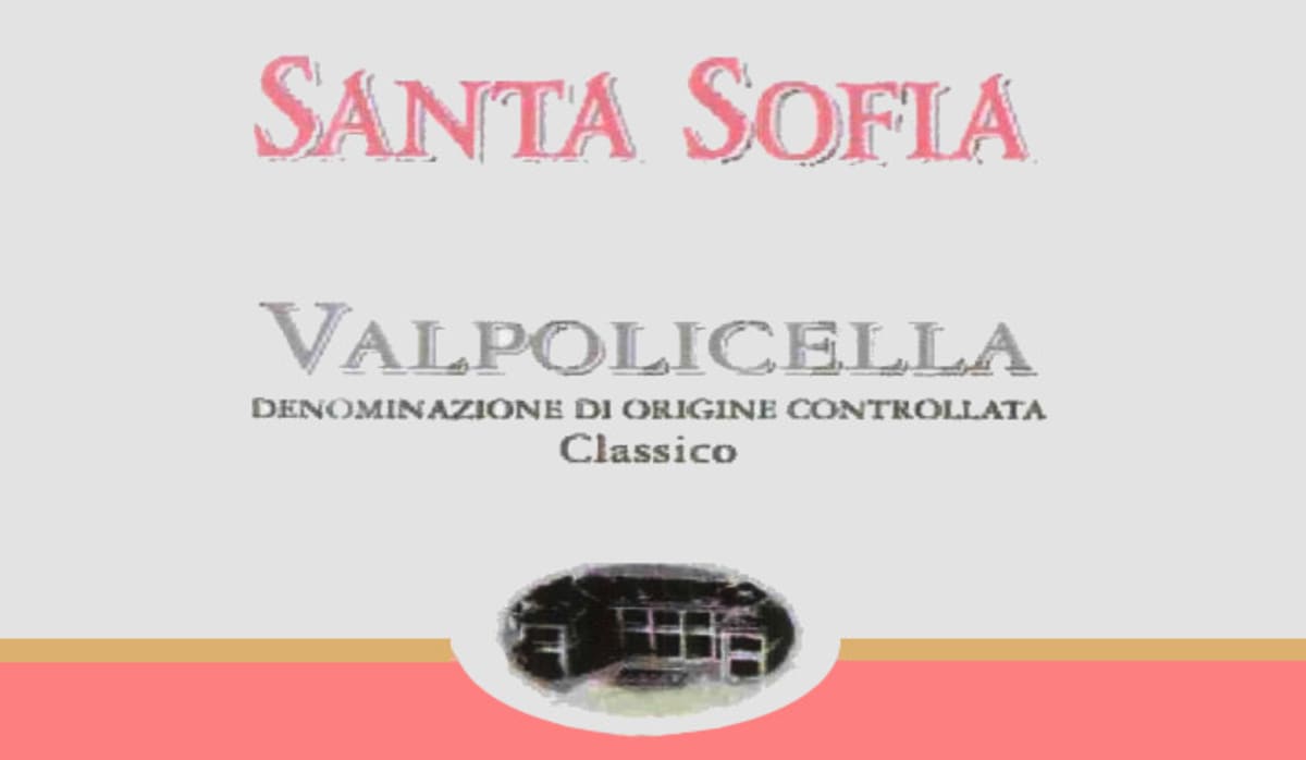 Santa Sofia Valpolicella Classico 2007 Front Label