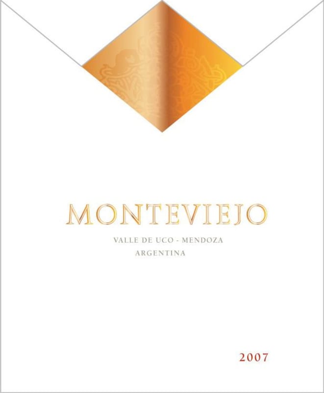 Bodega Monteviejo Malbec 2007 Front Label