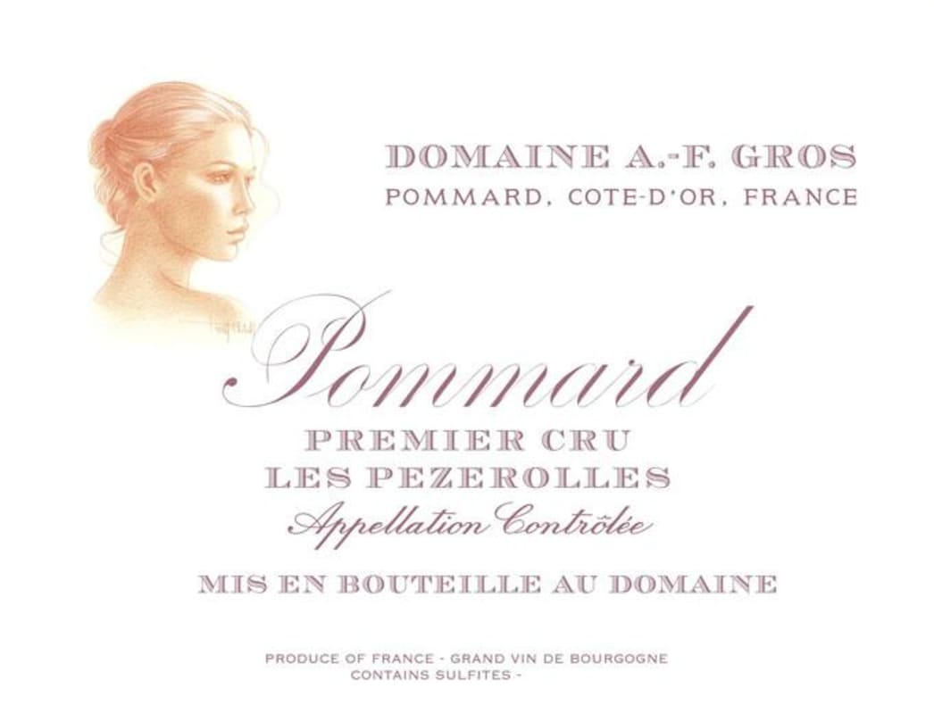 Domaine A.F. Gros Pommard Les Pezerolles Premier Cru 2007 Front Label