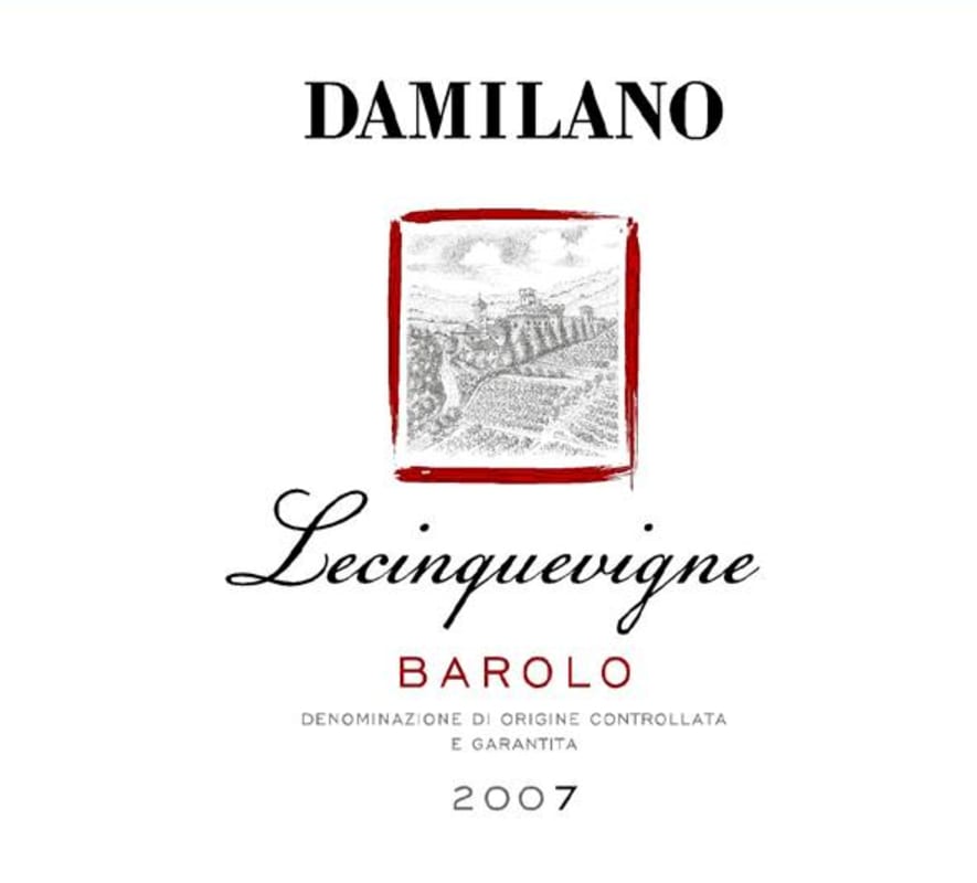 Damilano Barolo Lecinquevigne 2007 Front Label