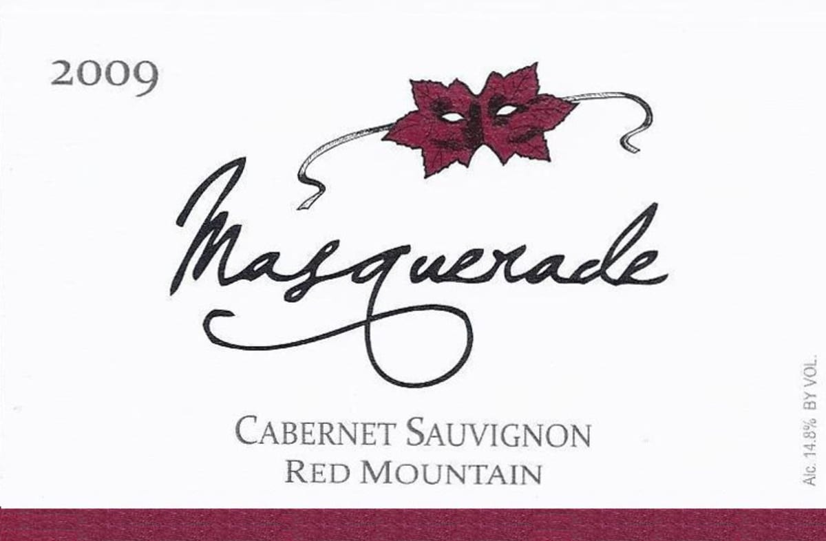 Masquerade Wine Company Cabernet Sauvignon 2009 Front Label