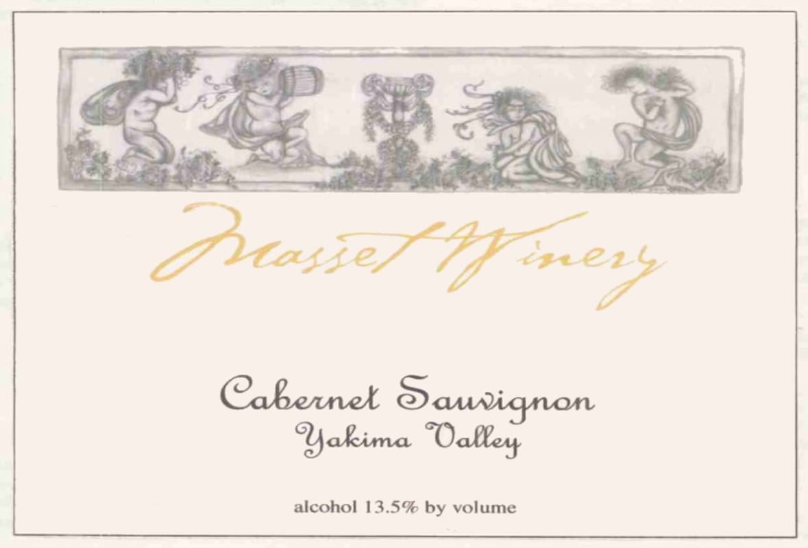 Masset Winery Cabernet Sauvignon 2006 Front Label