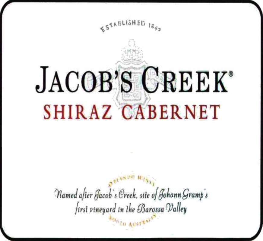 Jacob's Creek Classic Shiraz Cabernet Sauvignon 2007 Front Label