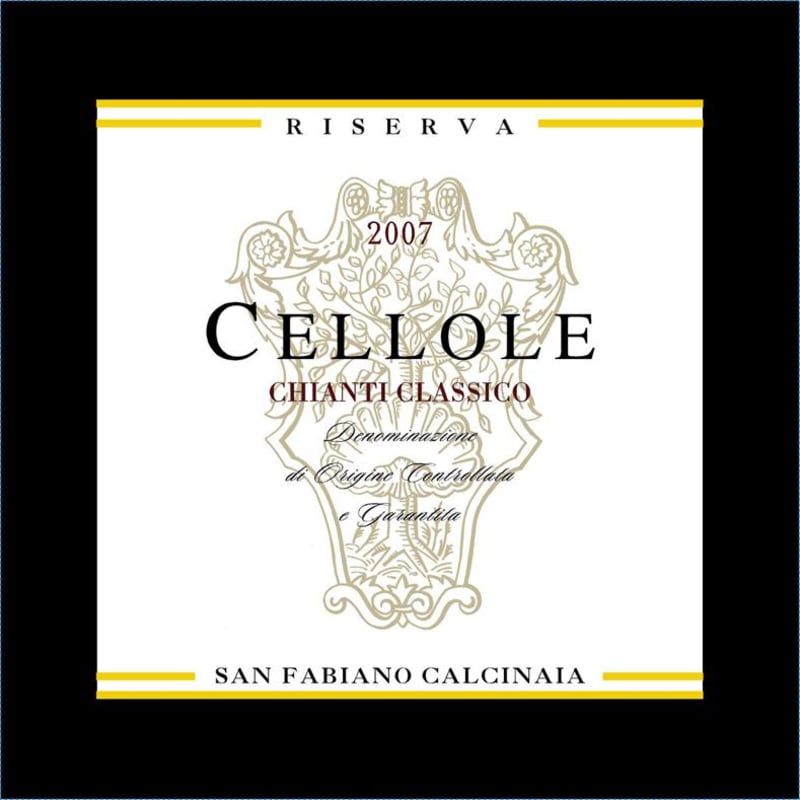 San Fabiano Calcinaia Chianti Classico Cellole Riserva 2007 Front Label