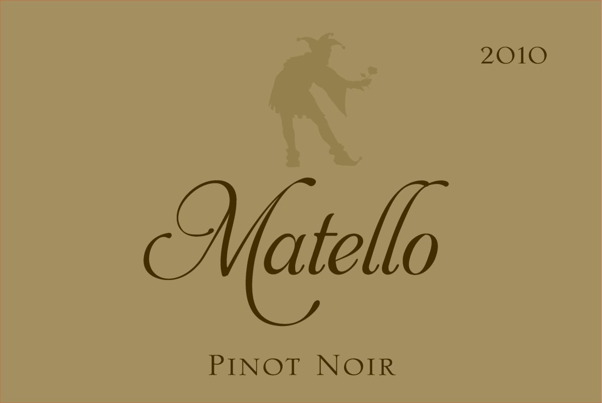 Matello Whistling Pinot Noir 2010 Front Label