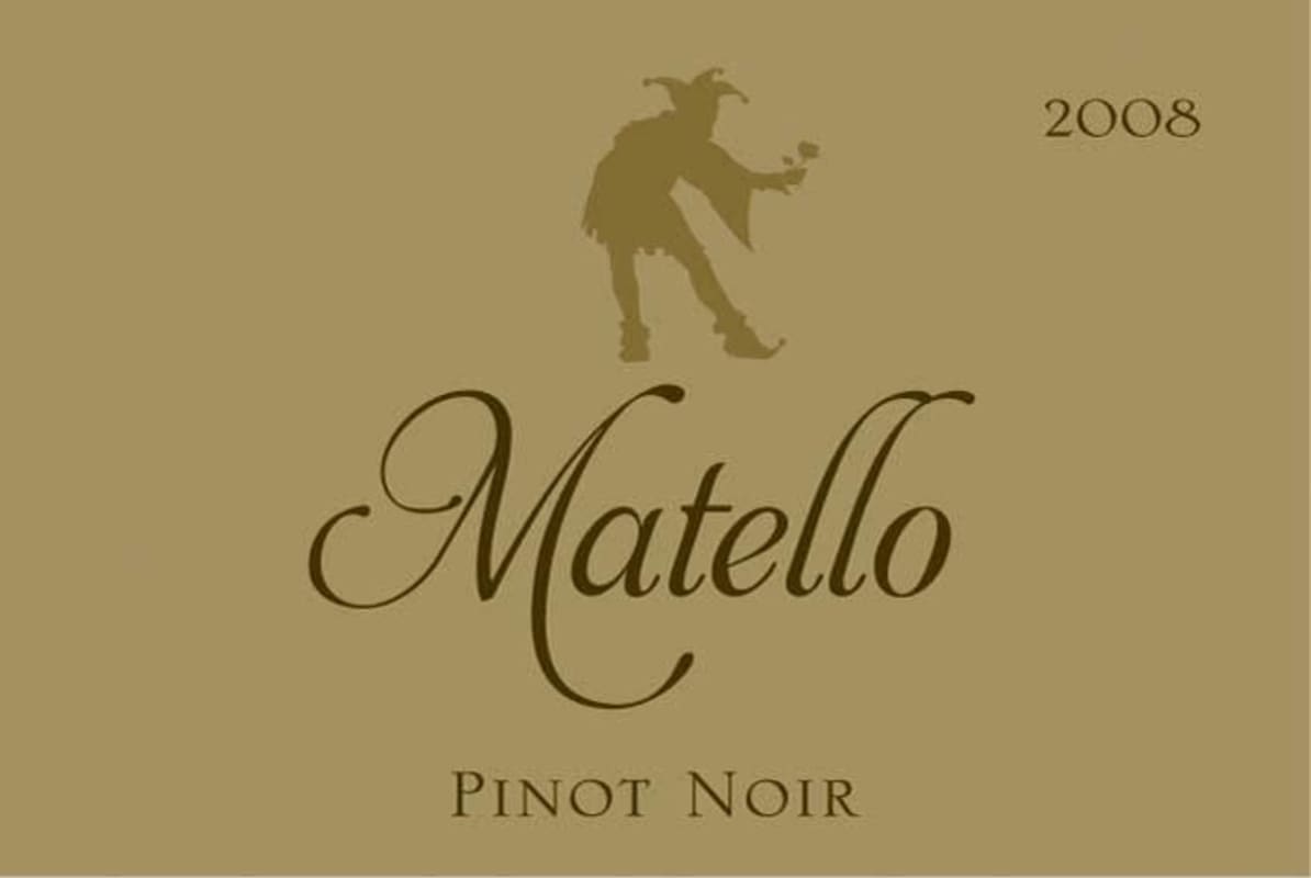 Matello Whistling Pinot Noir 2008 Front Label