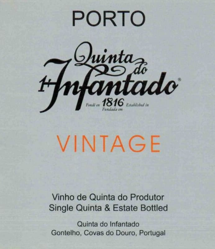 Quinta do Infantado Douro Vintage Porto 2007 Front Label