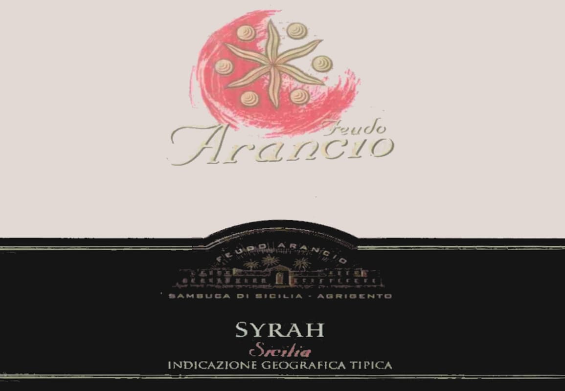 Arancio Syrah 2007 Front Label