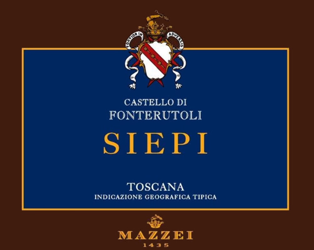 Mazzei Fonterutoli Siepi 2007 Front Label