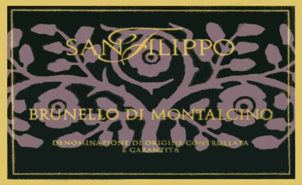 San Filippo Brunello di Montalcino 2007 Front Label