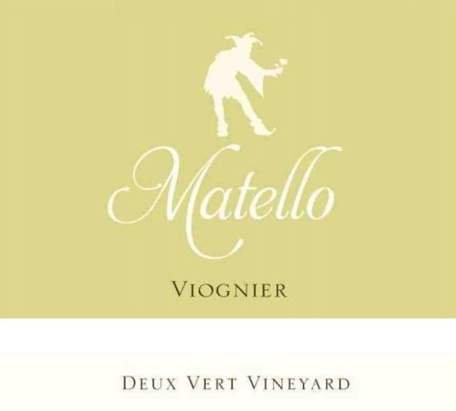 Matello Deux Vert Vineyard Viognier 2011 Front Label