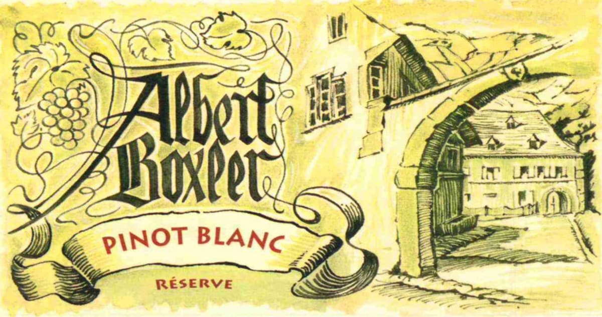 Albert Boxler Reserve Pinot Blanc 2007 Front Label