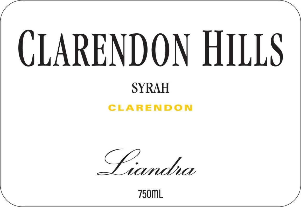 Clarendon Hills Liandra Syrah 2008 Front Label