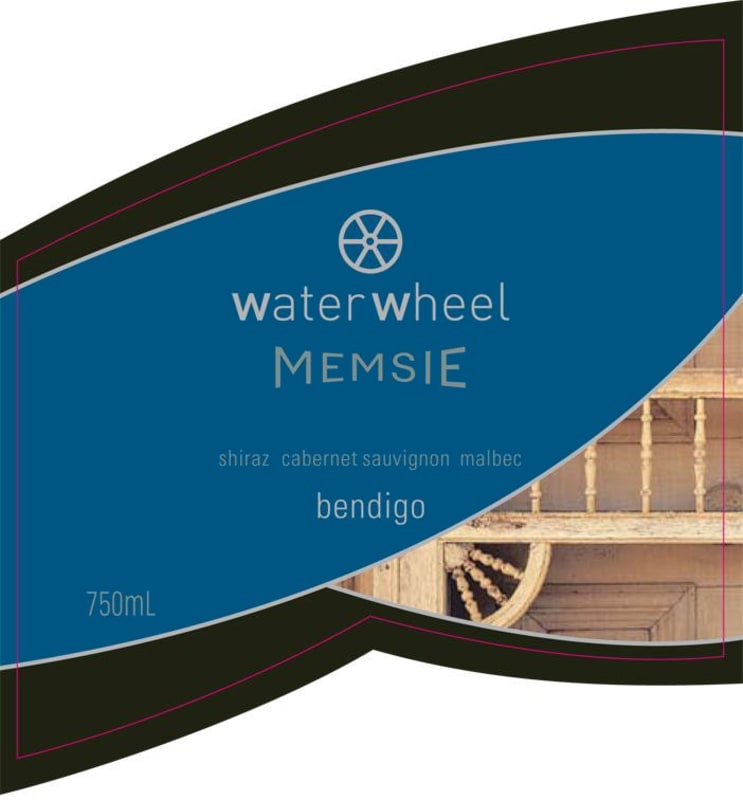 Water Wheel Memsie 2008 Front Label