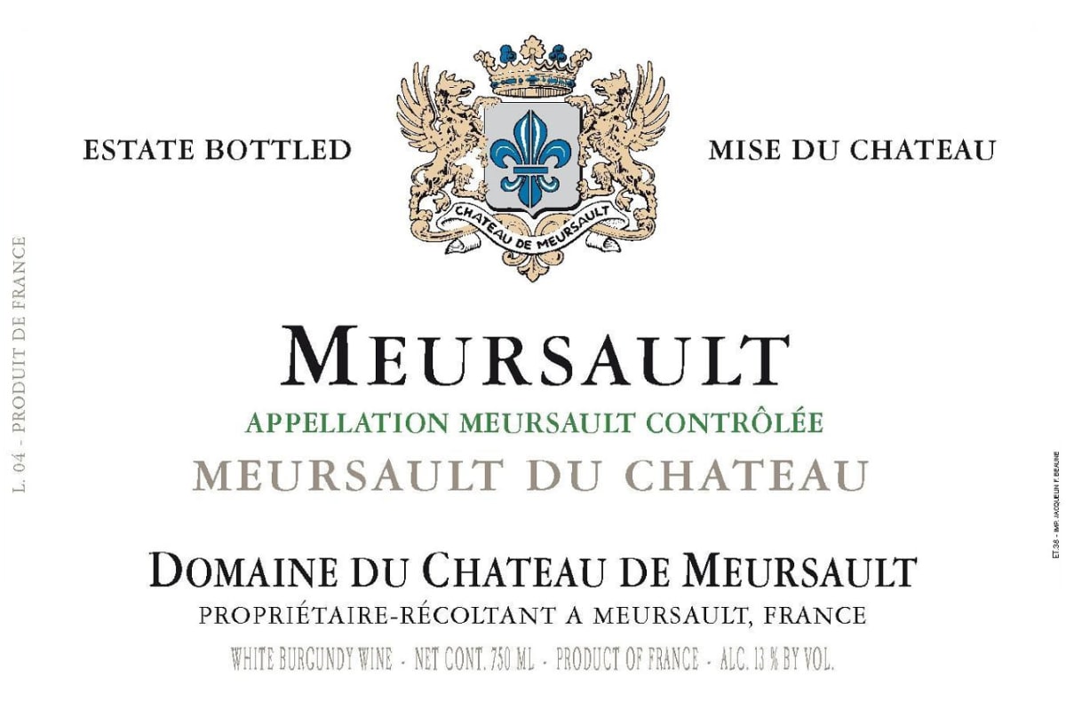 Chateau de Meursault Meursault du Chateau 2008 Front Label