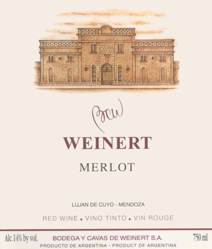 Weinert Merlot 2008 Front Label