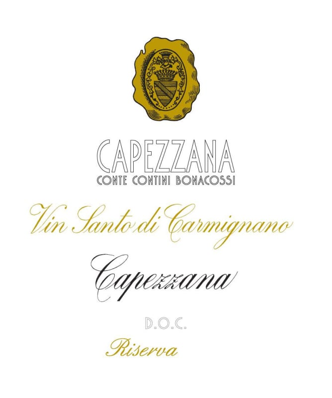 Capezzana Vin Santo di Carmignano Riserva 2008 Front Label