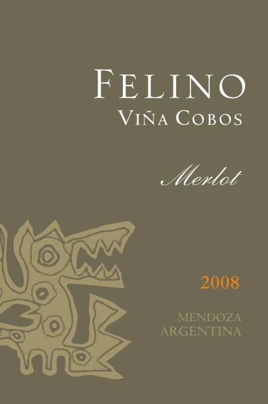 Vina Cobos Felino Merlot 2008 Front Label