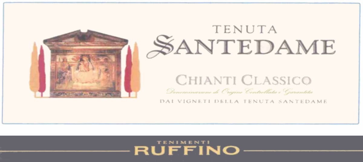 Ruffino Chianti Classico Tenuta Santedame 2008 Front Label