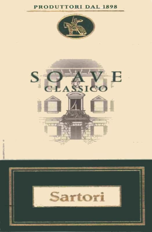 Sartori di Verona Soave Classico 2008 Front Label
