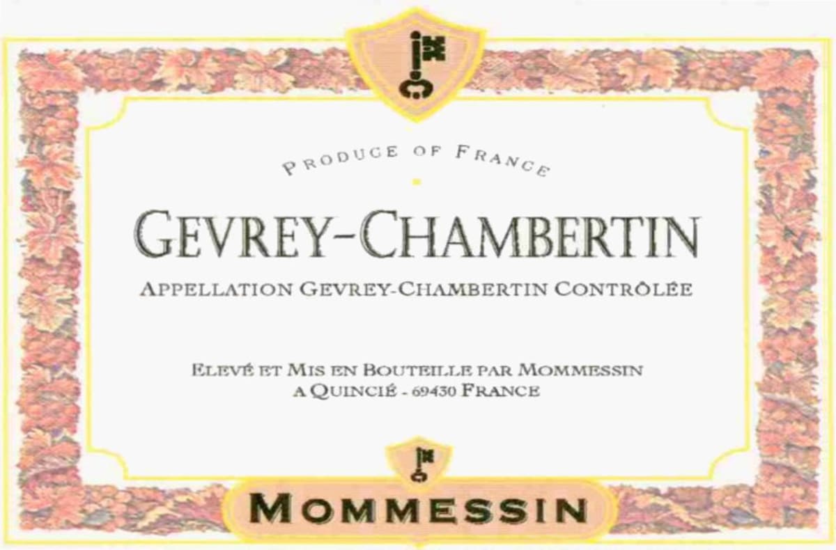 Mommessin Gevrey Chambertin 2008 Front Label