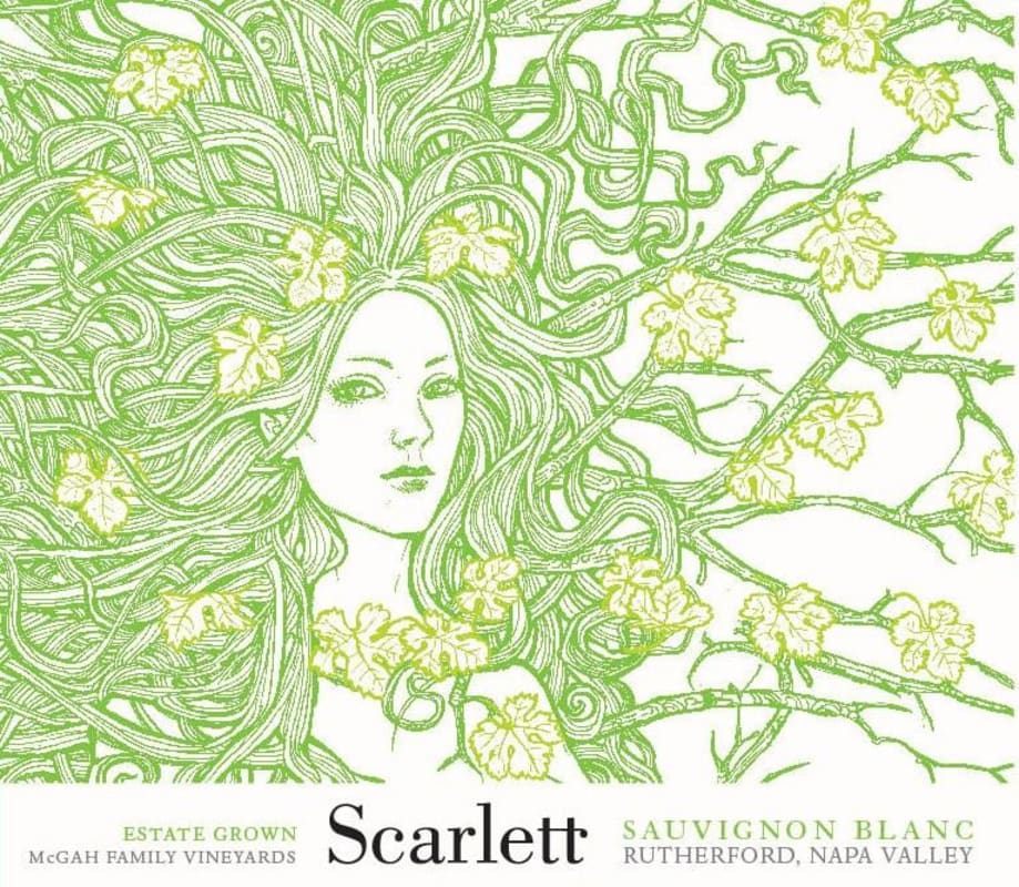 Scarlett McGah Family Vineyard Sauvignon Blanc 2013 Front Label