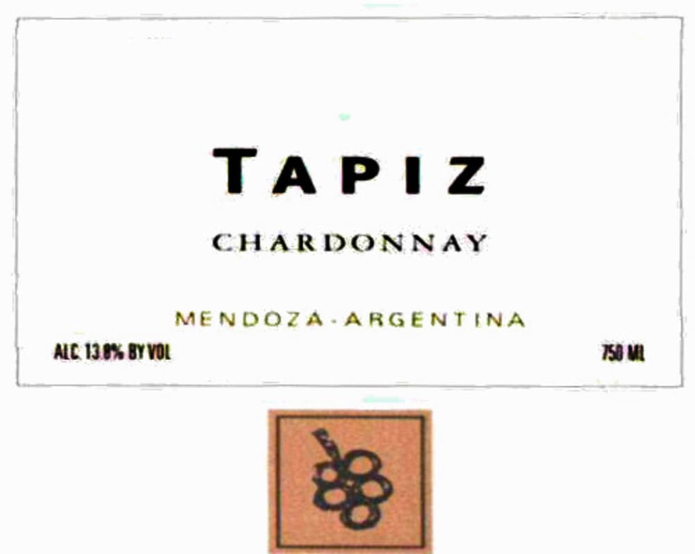 Tapiz Chardonnay 2008 Front Label