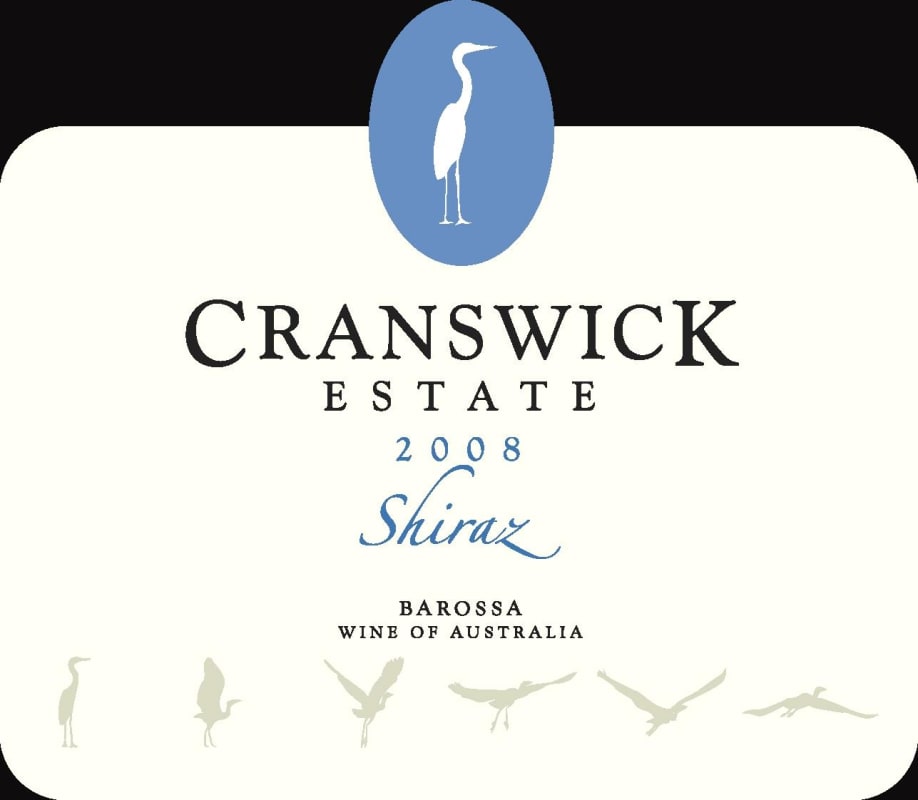 Cranswick Shiraz 2008 Front Label