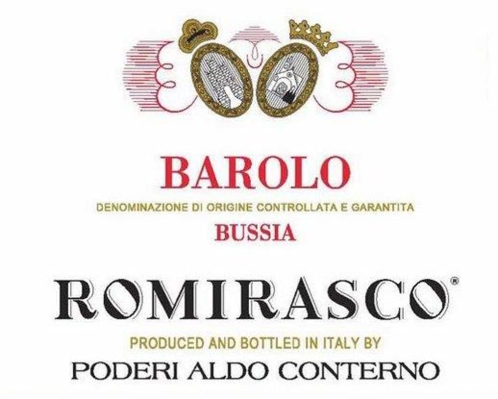 Aldo Conterno Barolo Bussia Romirasco 2008 Front Label