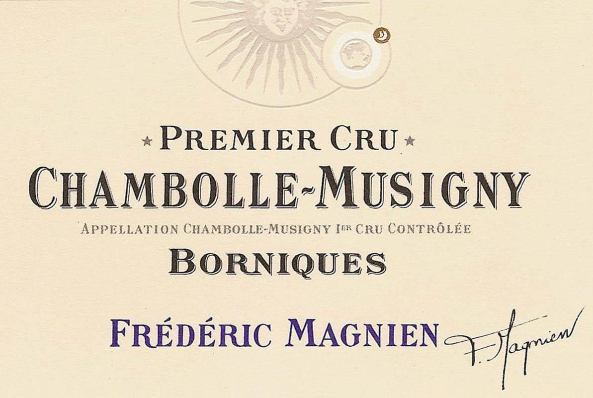 Frederic Magnien Chambolle-Musigny Borniques Premier Cru 2008 Front Label