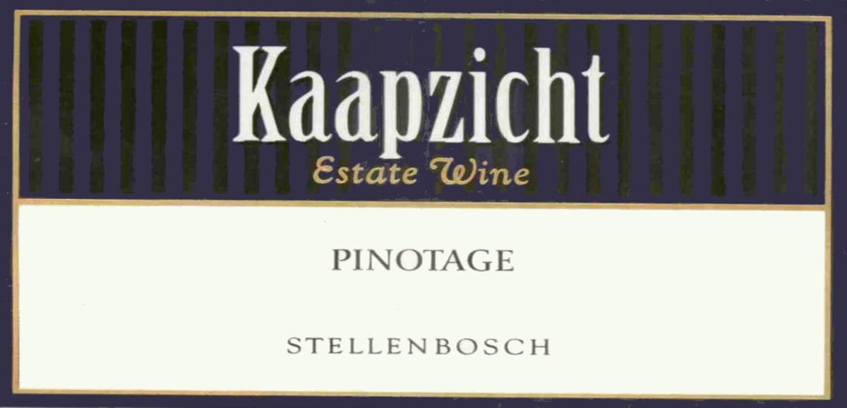Kaapzicht Pinotage 2008 Front Label