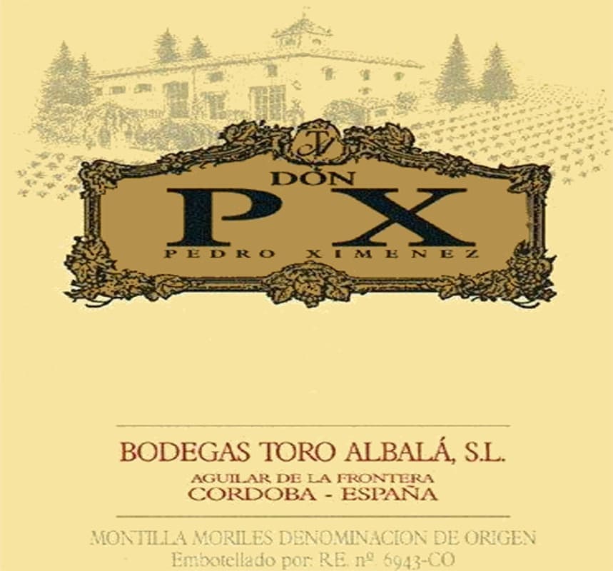 Toro Albala Don PX 2008 Front Label