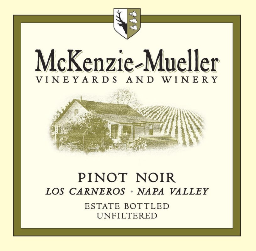 McKenzie-Mueller Vineyards & Winery Pinot Noir 2006 Front Label