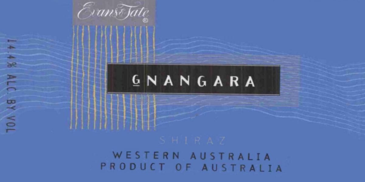 Evans & Tate Gnangara Shiraz 2008 Front Label