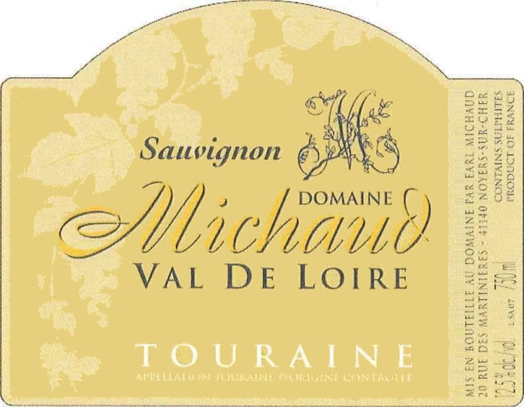 Domaine Michaud Sauvignon Blanc 2008 Front Label