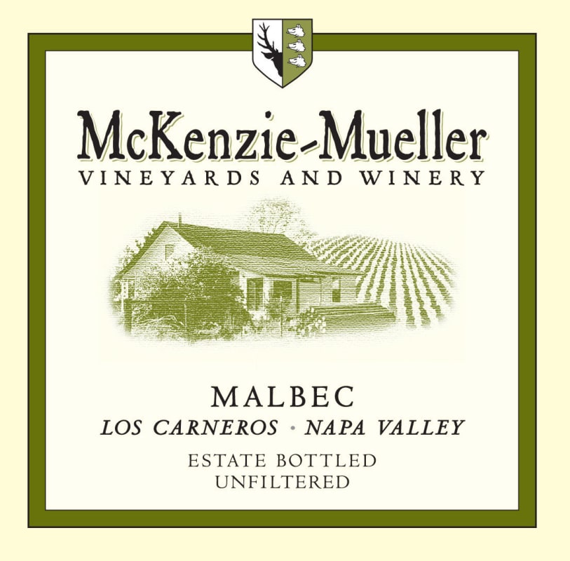 McKenzie-Mueller Vineyards & Winery Malbec 2008 Front Label