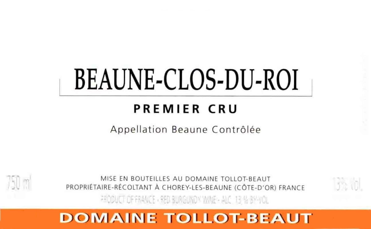Domaine Tollot-Beaut Beaune Clos du Roi Premier Cru 2008 Front Label