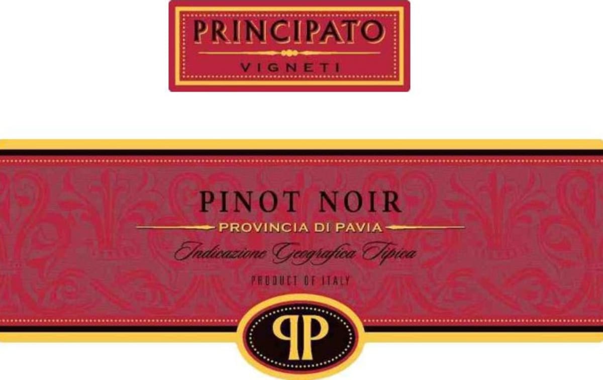 Principato Pinot Noir 2008 Front Label