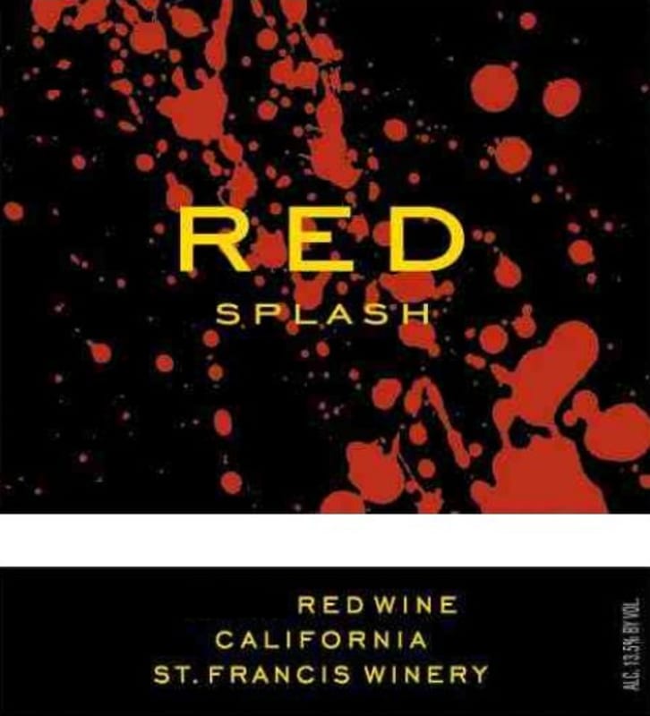 Splash Wines Red Splash 2010 Front Label