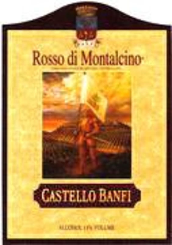 Banfi Rosso di Montalcino 1999 Front Label