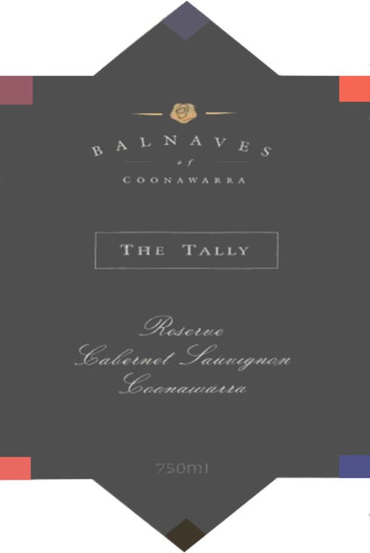 Balnaves The Tally Cabernet Sauvignon 2009 Front Label