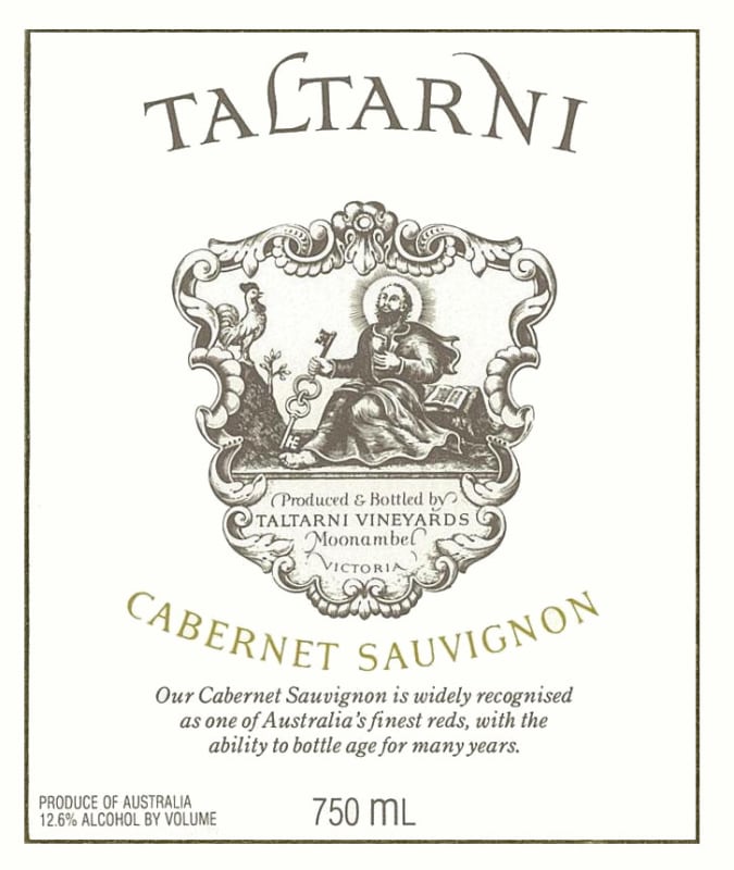 Taltarni Cabernet Sauvignon 2009 Front Label