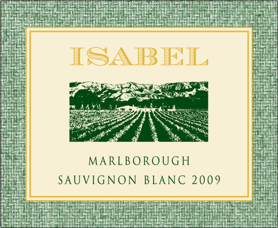 Isabel Estate Sauvignon Blanc 2009 Front Label