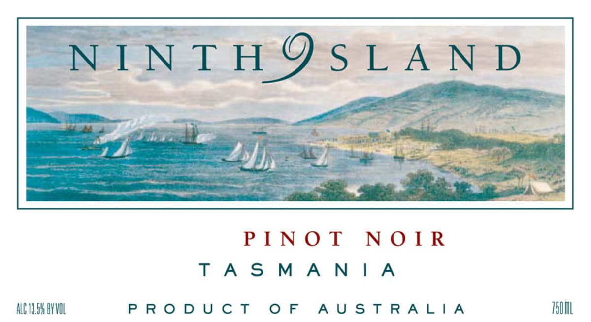 Pipers Brook Vineyard 9th Island Pinot Noir 2009 Front Label
