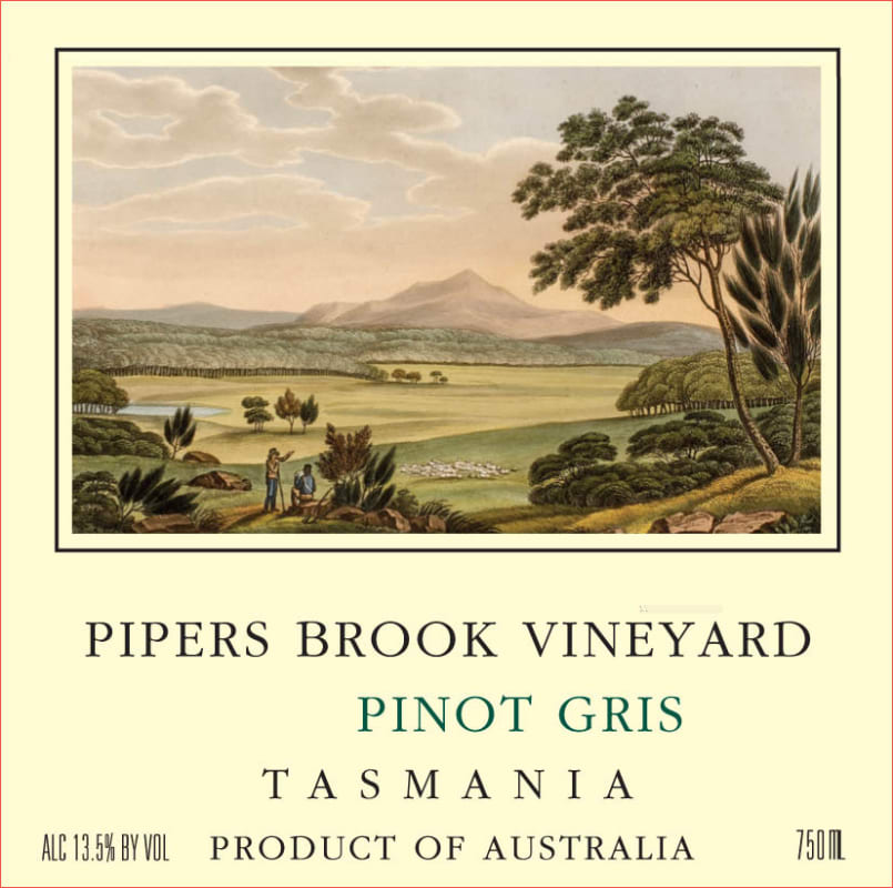 Pipers Brook Vineyard Pinot Gris 2009 Front Label