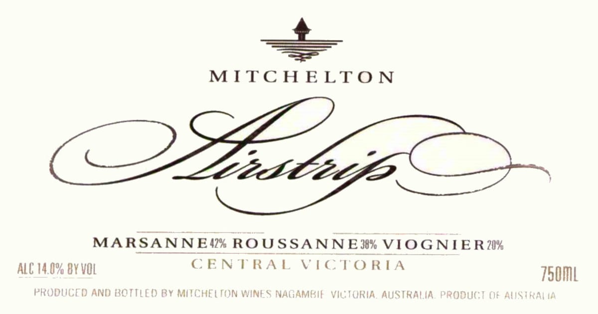 Mitchelton Airstrip 2009 Front Label