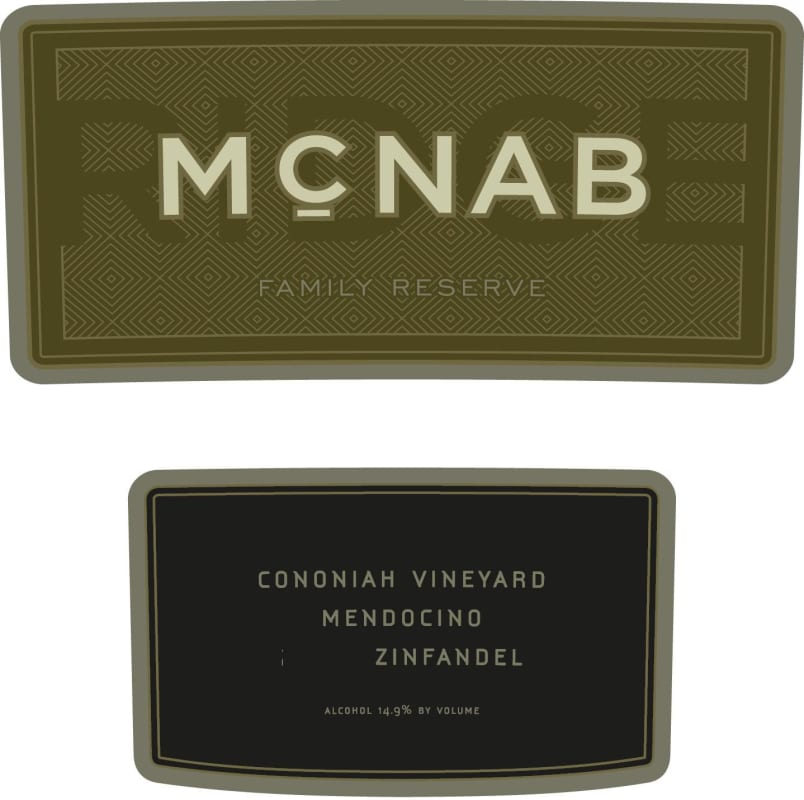 McNab Ridge Winery Reserve Cononiha Zinfandel 2013 Front Label