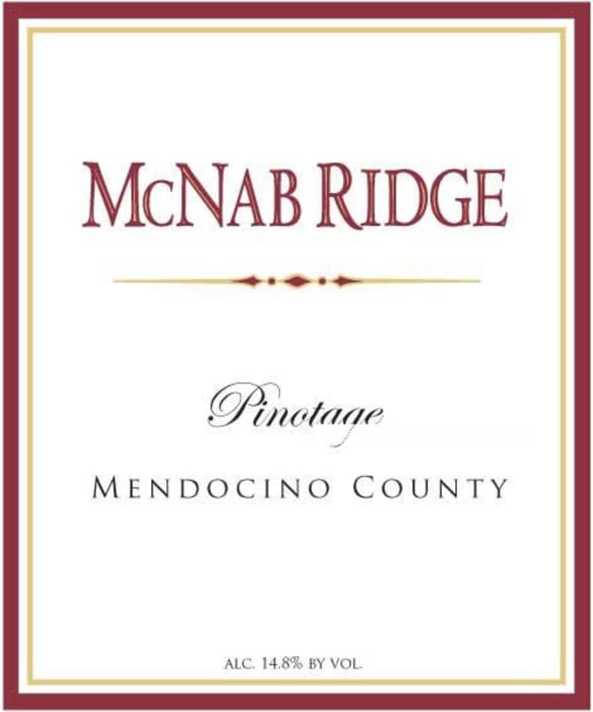 McNab Ridge Winery Napoli Pinotage 2009 Front Label