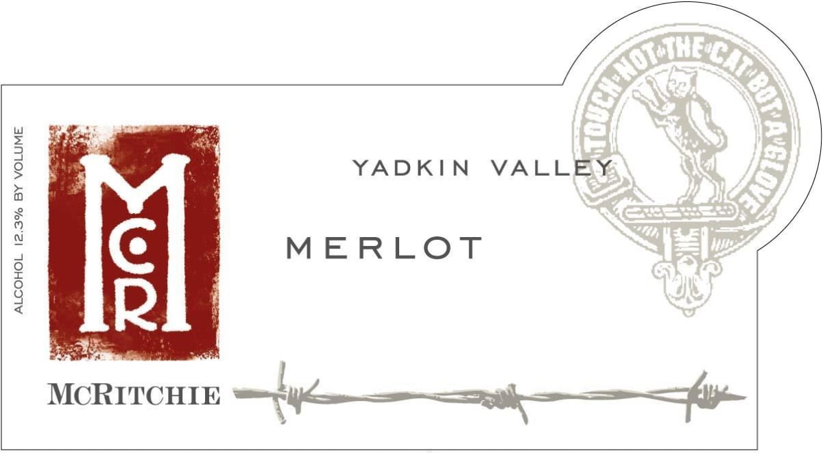 McRitchie Winery & Ciderworks Merlot 2008 Front Label